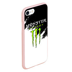 Чехол iPhone 7/8 матовый MONSTER ENERGY, цвет: 3D-светло-розовый — фото 2