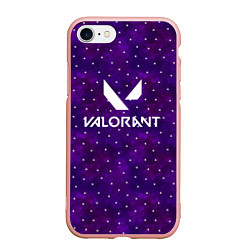 Чехол iPhone 7/8 матовый Valorant, цвет: 3D-светло-розовый