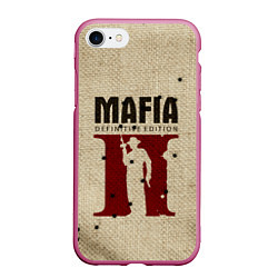 Чехол iPhone 7/8 матовый Mafia 2, цвет: 3D-малиновый