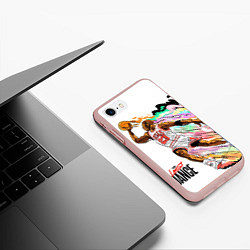 Чехол iPhone 7/8 матовый ПОСЛЕДНИЙ ТАНЕЦ, цвет: 3D-светло-розовый — фото 2