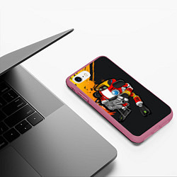 Чехол iPhone 7/8 матовый Sonic E-102 Гамма, цвет: 3D-малиновый — фото 2