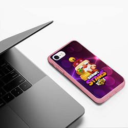 Чехол iPhone 7/8 матовый BRAWL STARS GALE, цвет: 3D-баблгам — фото 2