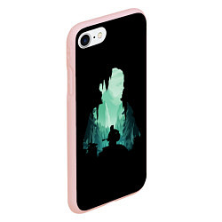 Чехол iPhone 7/8 матовый THE LAST OF US, цвет: 3D-светло-розовый — фото 2