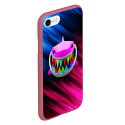Чехол iPhone 7/8 матовый 6IX9INE 69, цвет: 3D-малиновый — фото 2