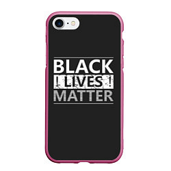 Чехол iPhone 7/8 матовый Black lives matter Z