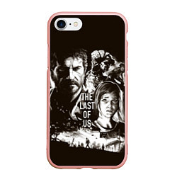 Чехол iPhone 7/8 матовый THE LAST OF US, цвет: 3D-светло-розовый