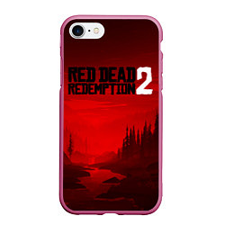 Чехол iPhone 7/8 матовый Red Dead Redemption 2