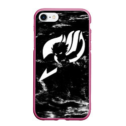 Чехол iPhone 7/8 матовый ХВОСТ ФЕИ, цвет: 3D-малиновый