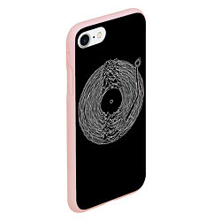 Чехол iPhone 7/8 матовый JOY DIVISION, цвет: 3D-светло-розовый — фото 2