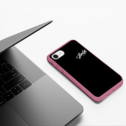 Чехол iPhone 7/8 матовый STAN LEE, цвет: 3D-малиновый — фото 2