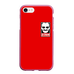 Чехол iPhone 7/8 матовый STAN LEE, цвет: 3D-малиновый