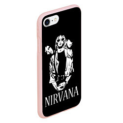 Чехол iPhone 7/8 матовый NIRVANA, цвет: 3D-светло-розовый — фото 2