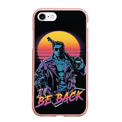 Чехол iPhone 7/8 матовый I WILL BE BACK TERMINATOR