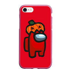 Чехол iPhone 7/8 матовый HALLOWEEN IS AMONG US