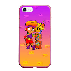 Чехол iPhone 7/8 матовый Brawl Stars Amber