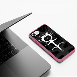 Чехол iPhone 7/8 матовый GHOSTEMANE, цвет: 3D-малиновый — фото 2