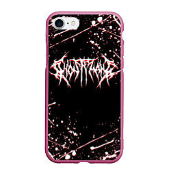 Чехол iPhone 7/8 матовый GHOSTEMANE, цвет: 3D-малиновый