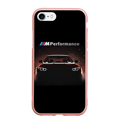 Чехол iPhone 7/8 матовый BMW Z, цвет: 3D-светло-розовый