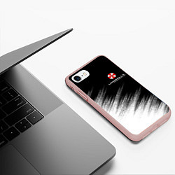 Чехол iPhone 7/8 матовый Амбрелла, цвет: 3D-светло-розовый — фото 2