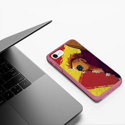 Чехол iPhone 7/8 матовый ASSASSINS CREED VALHALLA, цвет: 3D-малиновый — фото 2