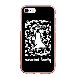 Чехол iPhone 7/8 матовый Haunted Family Kizaru, цвет: 3D-светло-розовый