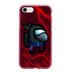 Чехол iPhone 7/8 матовый AMONG US - BRAWL STARS CROW