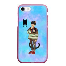 Чехол iPhone 7/8 матовый BTS Cat