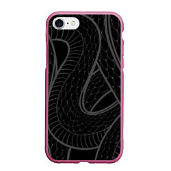 Чехол iPhone 7/8 матовый Змеи