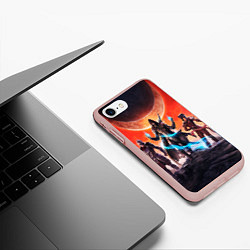 Чехол iPhone 7/8 матовый THE ELDER SCROLLS, цвет: 3D-светло-розовый — фото 2