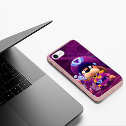 Чехол iPhone 7/8 матовый Генерал Гавс brawl stars, цвет: 3D-светло-розовый — фото 2