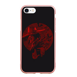 Чехол iPhone 7/8 матовый Hellsing Хеллсинг, цвет: 3D-светло-розовый