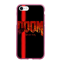 Чехол iPhone 7/8 матовый Doom Rip and Tear