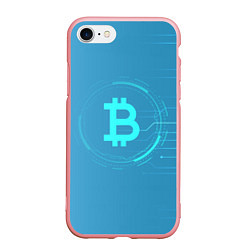 Чехол iPhone 7/8 матовый Bitcoin