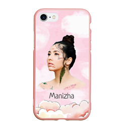 Чехол iPhone 7/8 матовый Манижа Manizha, цвет: 3D-светло-розовый