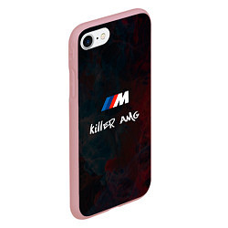 Чехол iPhone 7/8 матовый BMW M AMG Killer, цвет: 3D-баблгам — фото 2