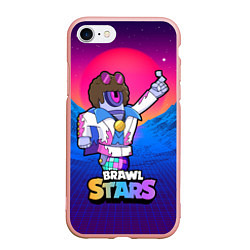 Чехол iPhone 7/8 матовый STU DISCO СТУ Brawl Stars, цвет: 3D-светло-розовый