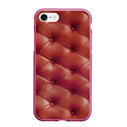 Чехол iPhone 7/8 матовый Диванчик, цвет: 3D-малиновый