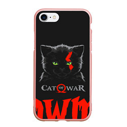 Чехол iPhone 7/8 матовый Cat of war