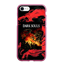 Чехол iPhone 7/8 матовый DARKSOULS DRAGON AGE