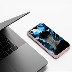 Чехол iPhone 7/8 матовый Solo leveling Manga, цвет: 3D-светло-розовый — фото 2