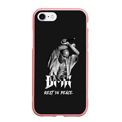 Чехол iPhone 7/8 матовый Rest in Peace Legend DMX, цвет: 3D-баблгам