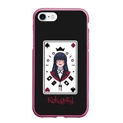 Чехол iPhone 7/8 матовый Kakegurui Poker Face