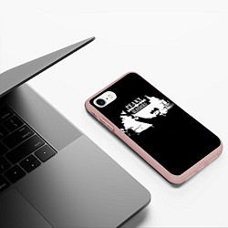 Чехол iPhone 7/8 матовый Peaky BlindersОстрые Козырьки, цвет: 3D-светло-розовый — фото 2