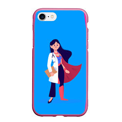 Чехол iPhone 7/8 матовый Медсестра Super Nurse Z