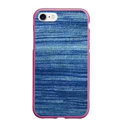 Чехол iPhone 7/8 матовый Texture Denim