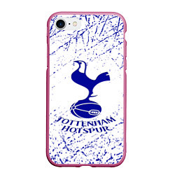 Чехол iPhone 7/8 матовый Tottenham, цвет: 3D-малиновый