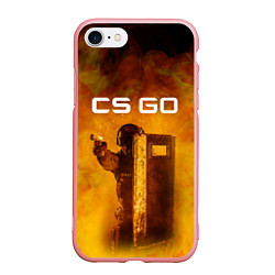 Чехол iPhone 7/8 матовый CS GO SWAT КС ГО Z, цвет: 3D-баблгам