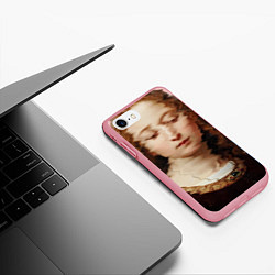 Чехол iPhone 7/8 матовый Renaissance Maiden, цвет: 3D-баблгам — фото 2