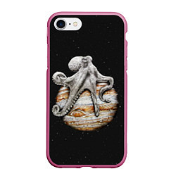 Чехол iPhone 7/8 матовый Planetary Octopus