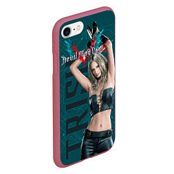 Чехол iPhone 7/8 матовый Trish, цвет: 3D-малиновый — фото 2